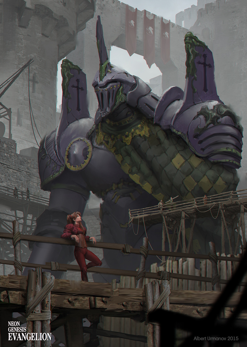 Illustration for article titled Medieval Neon Genesis? Sure, Let's Roll With It.